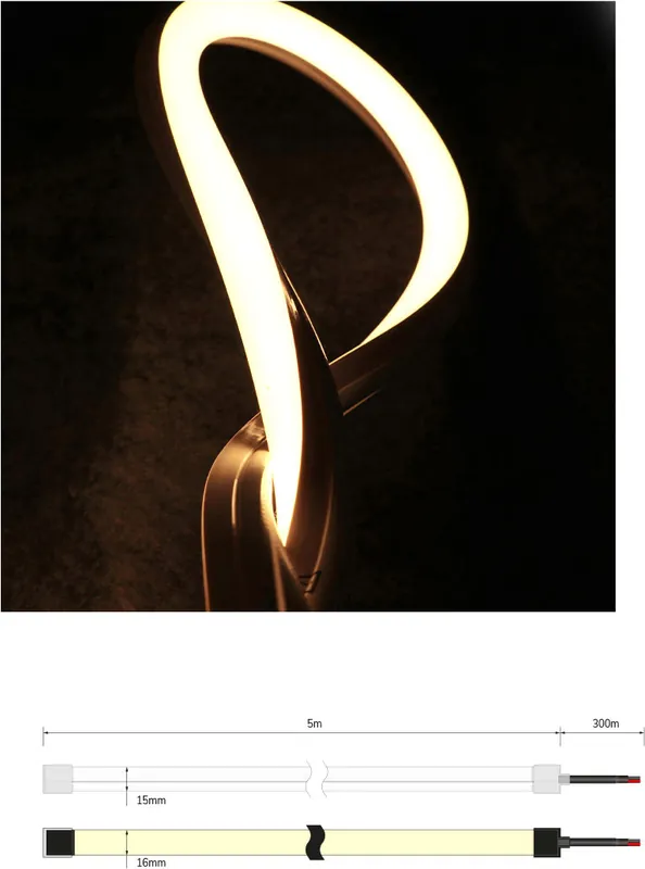 Heißes Angebot ISOLED LED NeonPRO Flexband Twist+Bend, 24V, 10W, IP67, 3500K, 120 LED/m