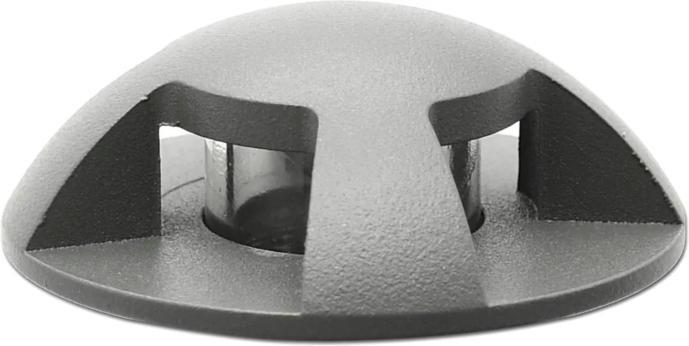 ISOLED LED Bodeneinbaustrahler, rund 4SIDE 60mm, schwarz, 12-24V, IP67, 3W, 60°, warmweiß Nur Für Kurze Zeit