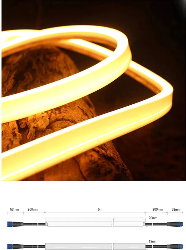 ISOLED LED NeonPRO Flexband 1220, 24V, 15W, IP68, RGB+4000K, 84 LED/m Neue Kollektion