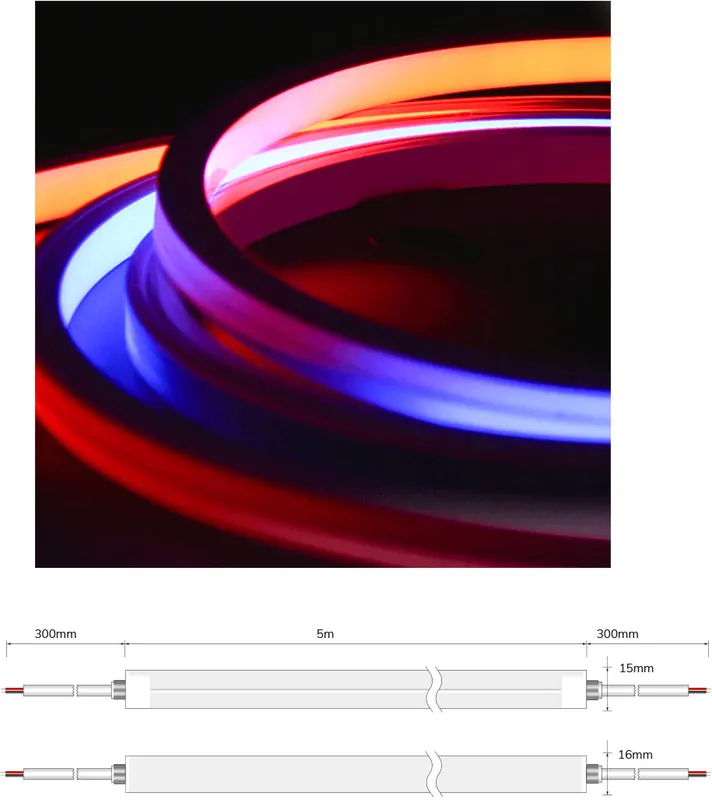 ISOLED LED NeonPRO Flexband 1615, 24V, 15W, IP67, 4000K, 120 LED/m Sofort Bestellen