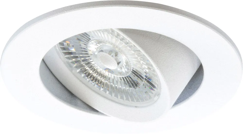 Must-Have ISOLED LED Einbauleuchte Slim68 weiß, rund, 9W, warmweiß, dimmbar
