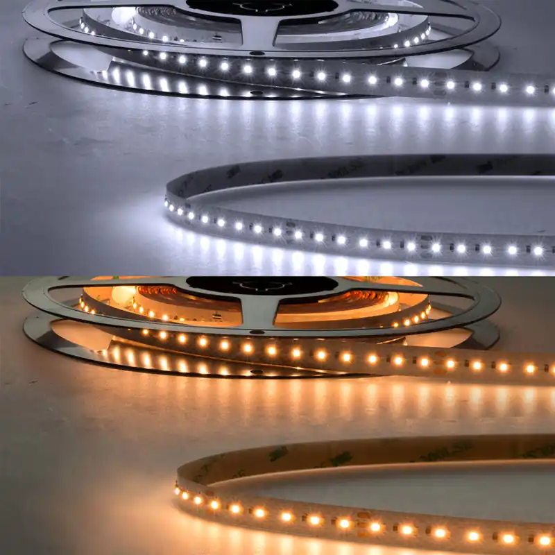 ISOLED LED CRI918/940 Linear10 Flexband, 24V, 10W+10W, IP20, weißdynamisch, 240 LED/m Sofort Bestellen