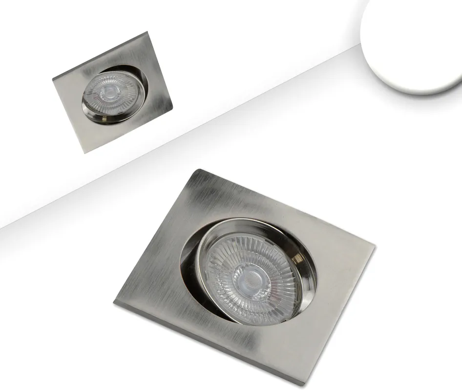 Finale Aktion ISOLED LED Einbauleuchte Slim68 Alu gebürstet, eckig, 9W, neutralweiß, dimmbar