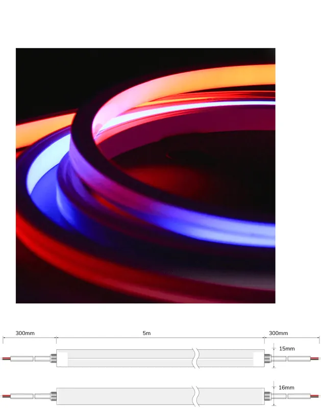Jetzt Bestellen ISOLED LED NeonPRO Flexband 1615, 24V, 11W, IP67, RGB, 96 LED/m