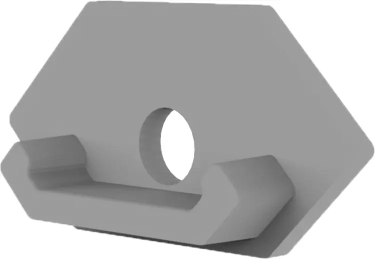 ISOLED Endkappe E217 für LED Trockenbauprofil Außeneck, mit Kabeldurchführung, 1STK Markenprodukt