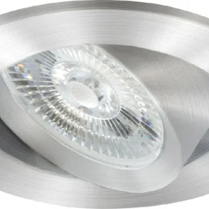 Ausverkauf ISOLED LED Einbauleuchte Sunset Slim68 Alu, rund, 9W, 1800-2800K, Dimm-to-warm