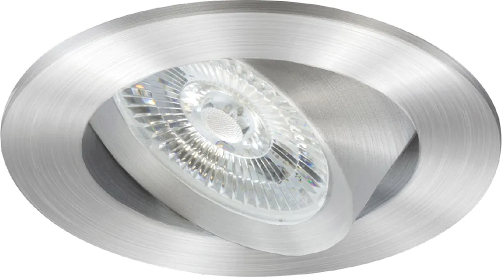 Ausverkauf ISOLED LED Einbauleuchte Sunset Slim68 Alu, rund, 9W, 1800-2800K, Dimm-to-warm