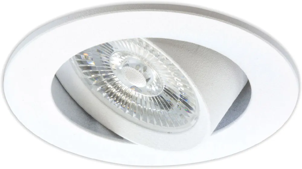 Finale Aktion ISOLED LED Einbauleuchte Sunset Slim68 weiß, rund, 9W, 1800-2800K, Dimm-to-warm
