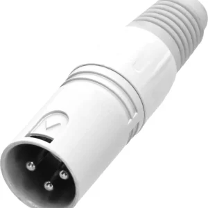 Adam Hall Connectors 4 STAR C XM3 SNOW - XLR Stecker 3-Pol male Direkt Vom Hersteller