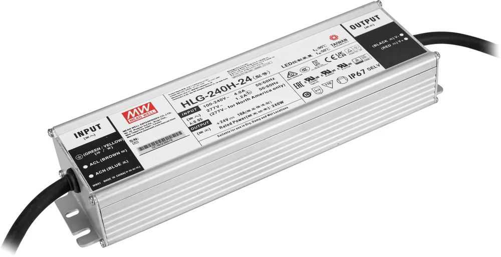 Jetzt Bestellen MEANWELL LED-Netzteil 240W / 24V IP67