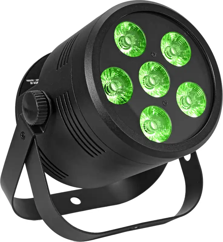 Heißes Angebot EUROLITE LED Silent Par 6 QCL Floor sw