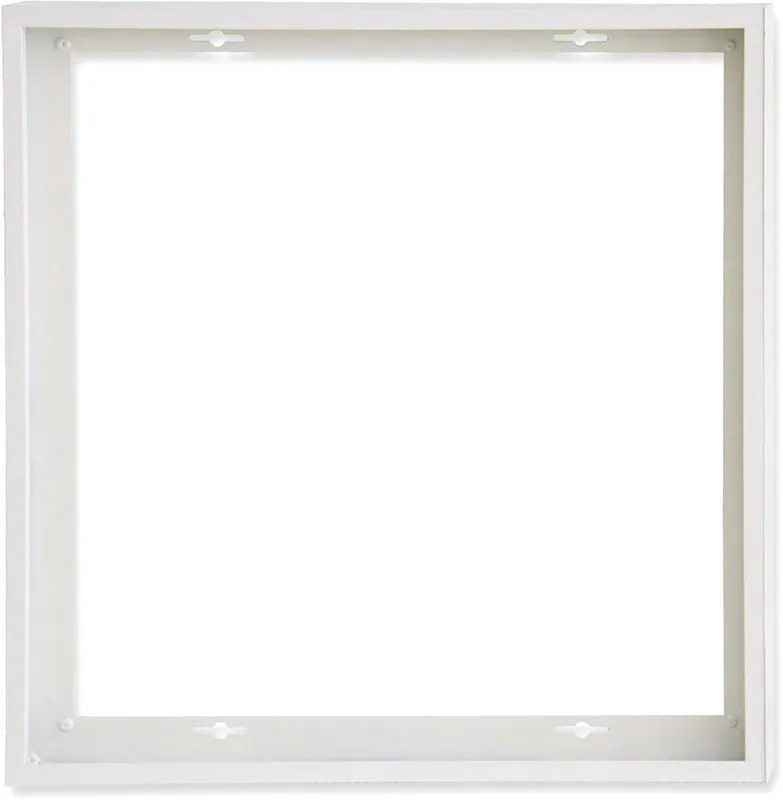 ISOLED Aufbaurahmen weiß RAL 9016, Höhe 7cm, für LED Panels 600x600, steckbare Schnellmontage Ausverkauf