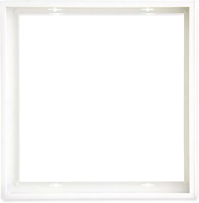 ISOLED Aufbaurahmen weiß RAL 9016, Höhe 7cm, für LED Panels 625x625, steckbare Schnellmontage Sonderaktion