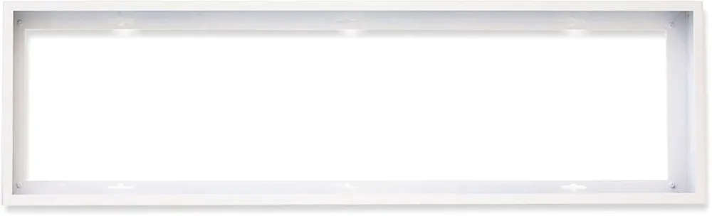 Sale ISOLED Aufbaurahmen weiß RAL 9016, Höhe 7cm, für LED Panels 1200x300, steckbare Schnellmontage
