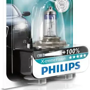 Abverkauf Philips Autolampe H4 X-treme Vision B1 60/55W 12V P43t-38 12342X