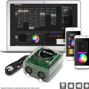 Cameo DVC PRO - 1024-Kanal USB zu DMX-Interface mit WiFi-Access und Steuer Top-Seller
