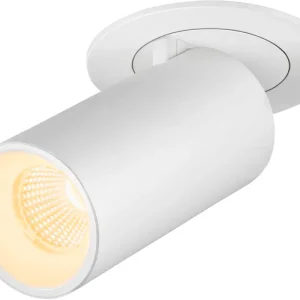 Versand Am Gleichen Tag SLV NUMINOS® PROJECTOR S, Deckeneinbauleuchte, 3000 K, 55°, zylindrisch, weiß / weiß