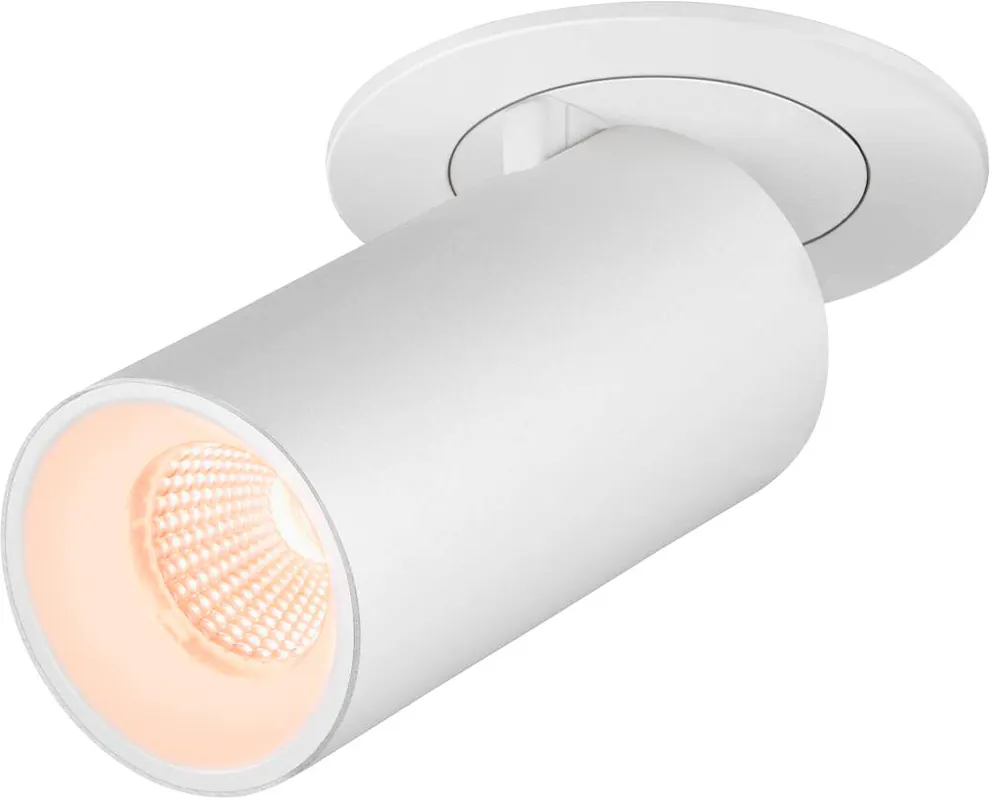 SLV NUMINOS® PROJECTOR S, Deckeneinbauleuchte, 2700 K, 20°, zylindrisch, weiß / weiß Must-Have