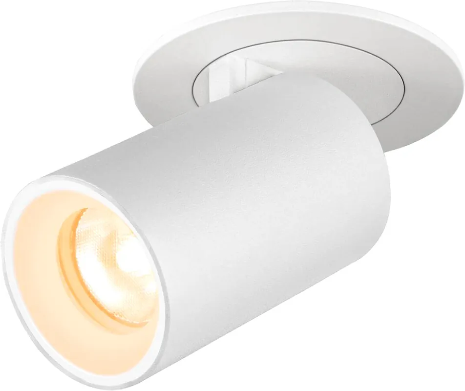 SLV NUMINOS® PROJECTOR XS, Deckeneinbauleuchte, 3000 K, 40°, zylindrisch, weiß / weiß Schnäppchen