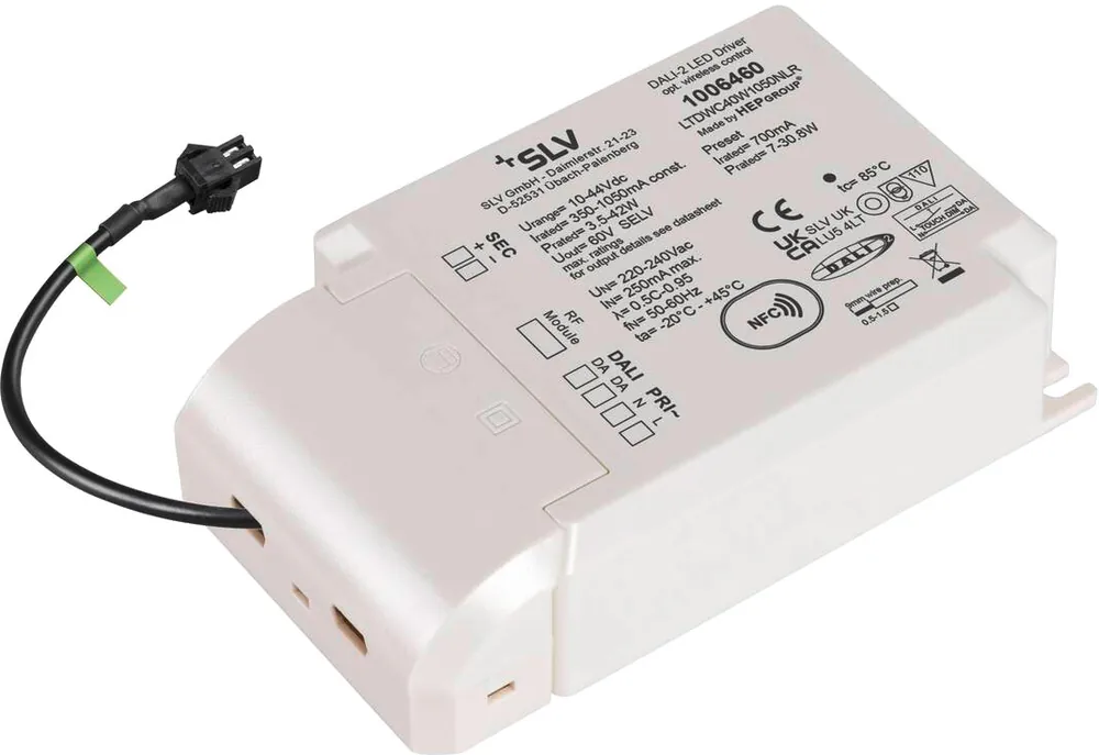 Jetzt Kaufen SLV LED-Bridge-Treiber, 42W, 700mA für NUMINOS®, inklusive Funkschnittstelle für RF Modul, DALI