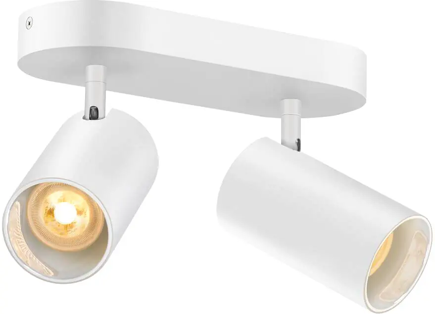 Preisreduziert SLV ASTO TUBE, Deckenaufbauleuchte, zylindrisch, max. 2x10W, weiß
