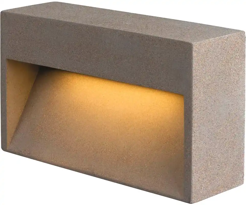 Neue Ware SLV CONCRETO L, WL Wandaufbauleuchte grau, 12W, 570lm, 3000K