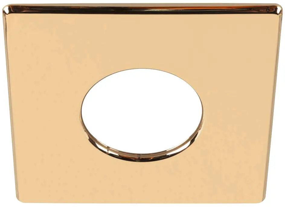 Abverkauf SLV UNIVERSAL DOWNLIGHT Abdeckung, für Downlight IP65, eckig, gold