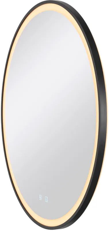 SLV TRUKKO 80, Spiegel Ø 80 cm, chrom, schwarzer rand Sonderangebot