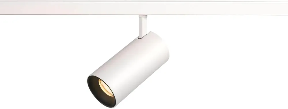 SLV NUMINOS® S 48V TRACK, DALI, Spot, weiß / schwarz, 16W, 1030lm, 3000K, CRI90, 55° Sichere Zahlung