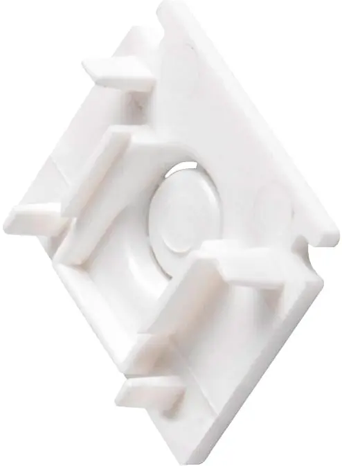 SLV Endkappe für Aufbauschiene standard, 48V TRACK, weiß Echt
