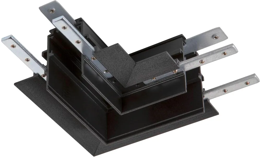 SLV L-Verbinder, 48V TRACK, für Einbauschiene tief, links, schwarz Direktkauf