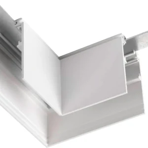 Ausverkauf SLV L-Verbinder mechanisch, 48V TRACK, für Aufbauschiene tief, links, weiß