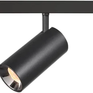 Wochenendangebot SLV NUMINOS® S 48V TRACK, DALI, Spot, schwarz / chrom, 16W, 980lm, 2700K, CRI90, 55°