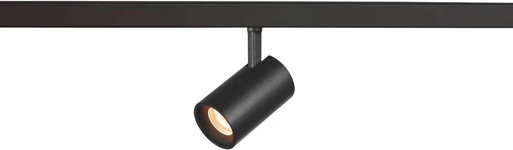 SLV NUMINOS® XS 48V TRACK, DALI, Spot, schwarz / schwarz, 8.7W, 640lm, 2700K, CRI90, 55° Markenprodukt