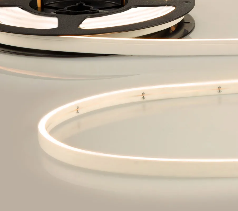 Sonderaktion ISOLED LED NEON930 Flexband B04H08, 24V DC, 10W, IP67, 3000K, 5m Rolle, 140 LED/m