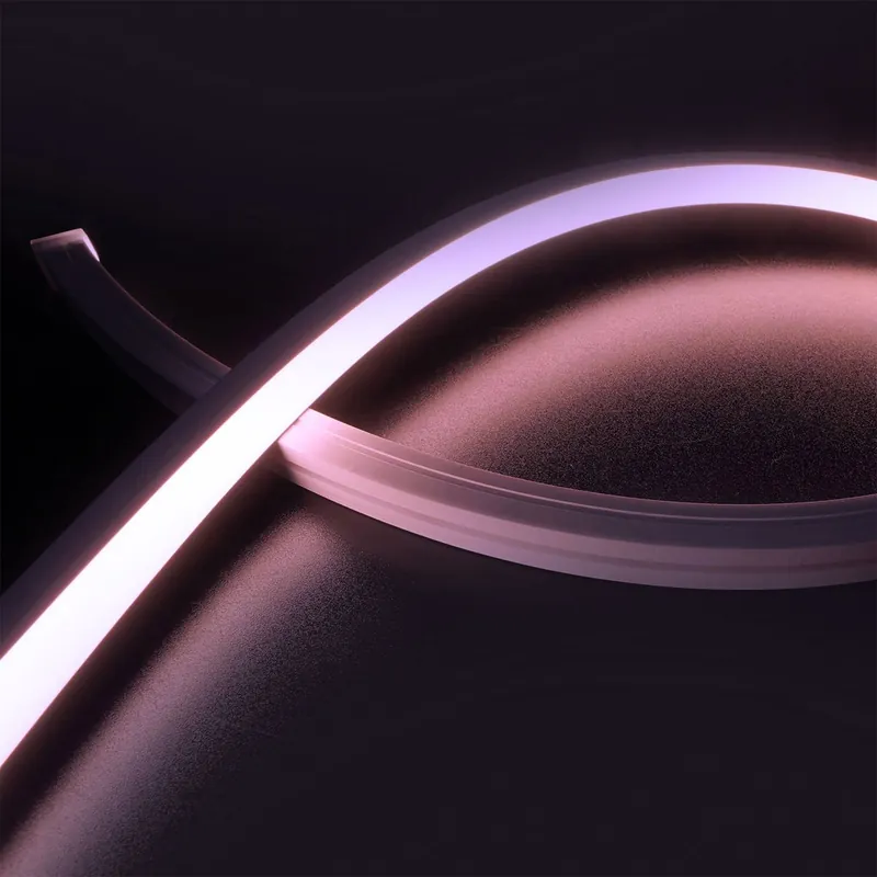 ISOLED LED NEON RGB Flexband B13H13, 24V DC, 12W, IP67, 5m Rolle, 140 LED/m, inkl. Montageclips Neu