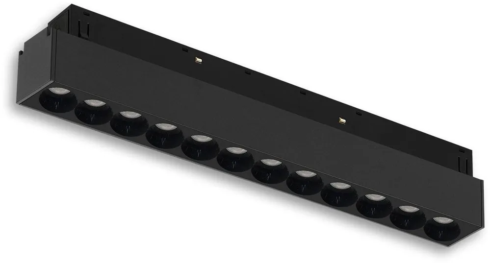 ISOLED Track48 Leuchte 32cm schwarz, 18W, 36°, 48V DC, 3000K, CRI90 Nur Heute
