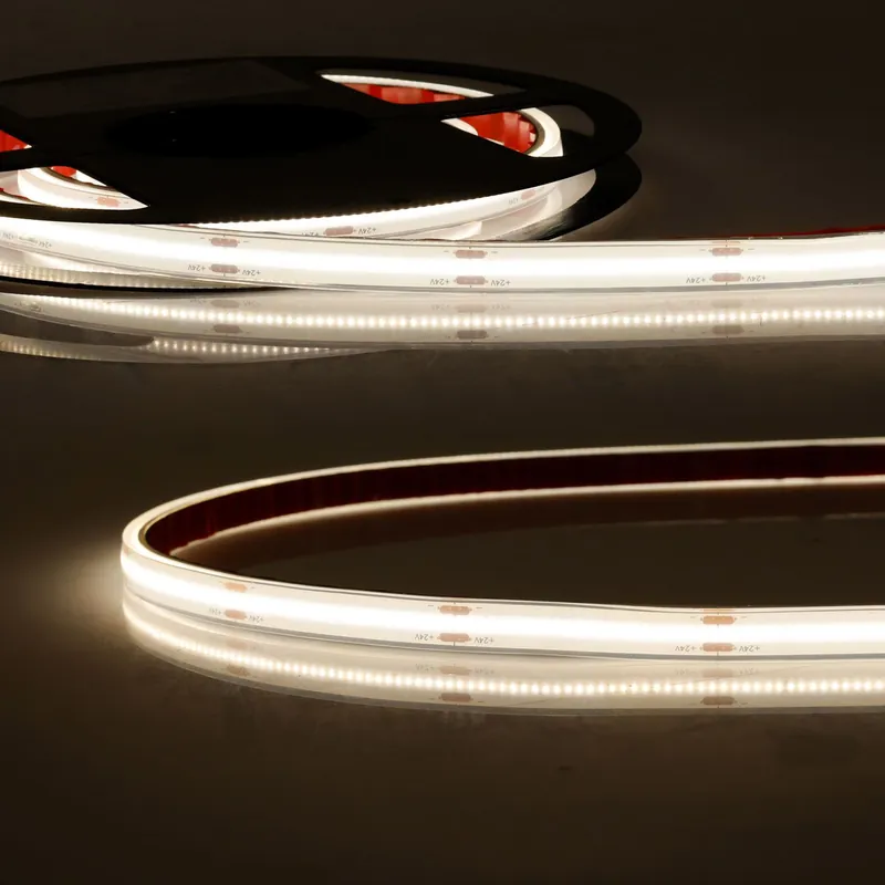 Echt ISOLED LED HT930 COB Flexband für bis zu 90°C Umgebungstemp., 24V DC, 14,4W, IP68, 3000K, 5m