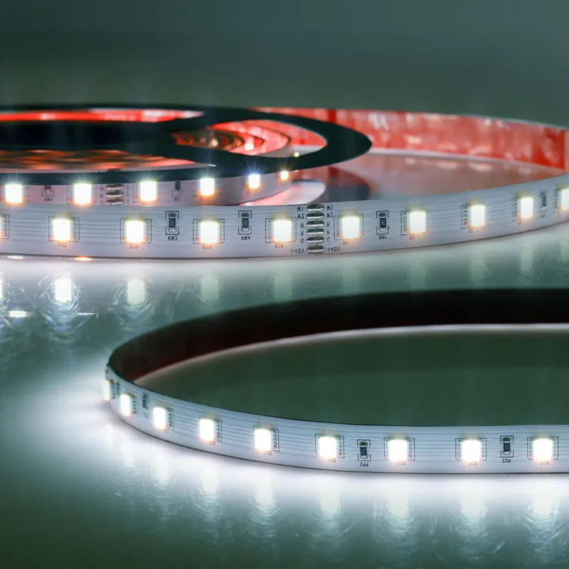Versand Am Gleichen Tag ISOLED LED SIL RGB+WW+KW CCT Flexband, 48V DC, 17W, IP20, 5in1 Chip, 10m Rolle, 60 LED/m