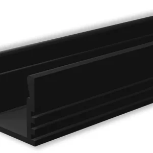 Wochenendangebot ISOLED LED Montageprofil MAXI-AB V2, schwarz RAL9005 L: 200cm