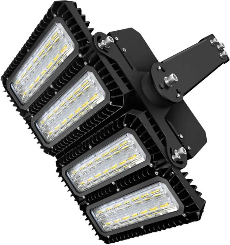 ISOLED LED Flutlicht 450W, 130x25° asymmetrisch, variabel, DALI dimmbar, neutralweiß, IP66 Finale Aktion