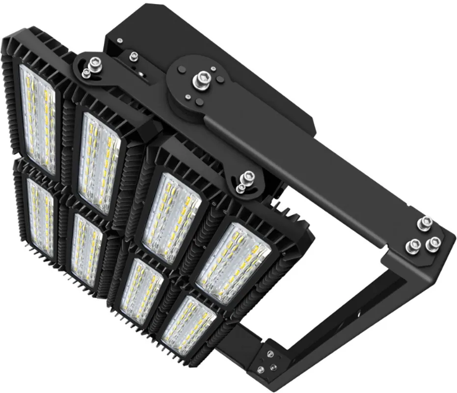 ISOLED LED Flutlicht 900W, 130x25° asymmetrisch, variabel, DALI dimmbar, neutralweiß, IP66 Sofort Bestellen