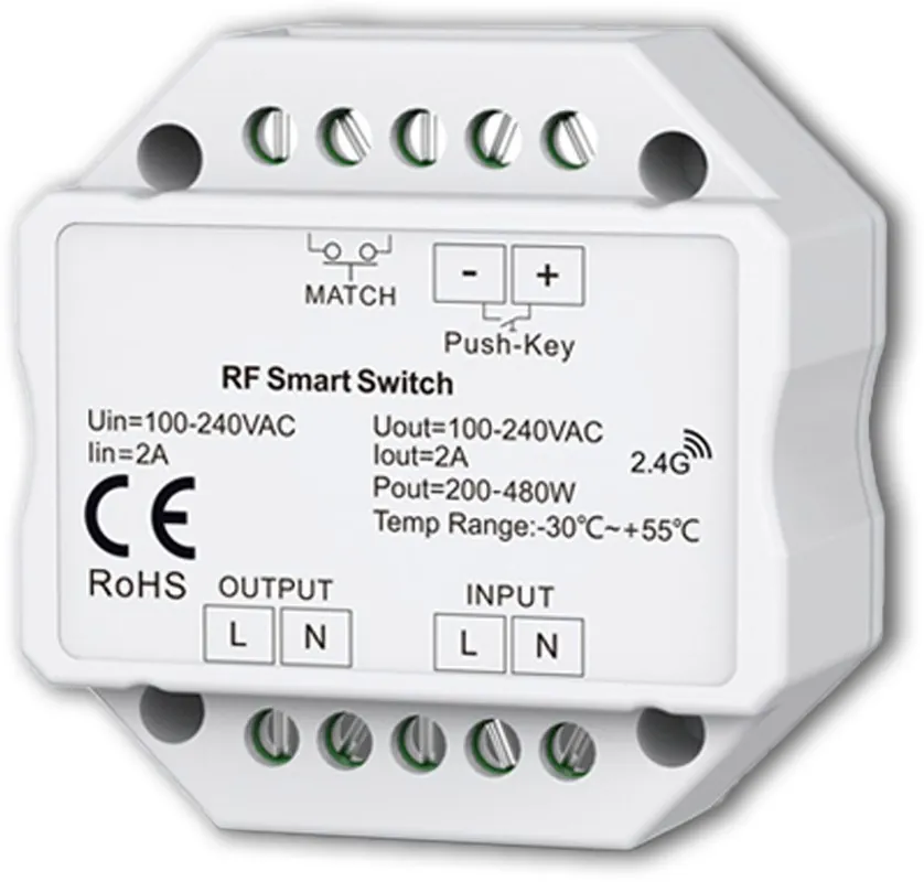 ISOLED Sys-Pro + Zigbee 3.0 Push/Funk Switch, 230V AC, 360 VA Geprüft