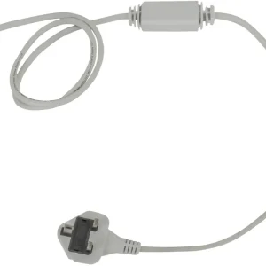 SHOWTEC Stromkabel für LED-Lichterkette / Eiszapfen Weiß – UK BS13-Stecker Neu Im Sortiment