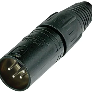 Sofort Bestellen NEUTRIK XLR 4P Stecker - männlich Silberkontakte - schwarzes Gehäuse