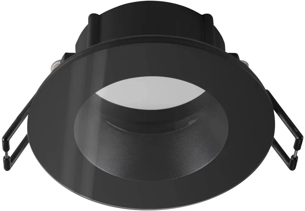 Knallerangebot SLV NEW TRIA® 68, Deckeneinbauring, D: 8.3 H: 3.55 cm, IP 65, inkl. Glas, schwarz