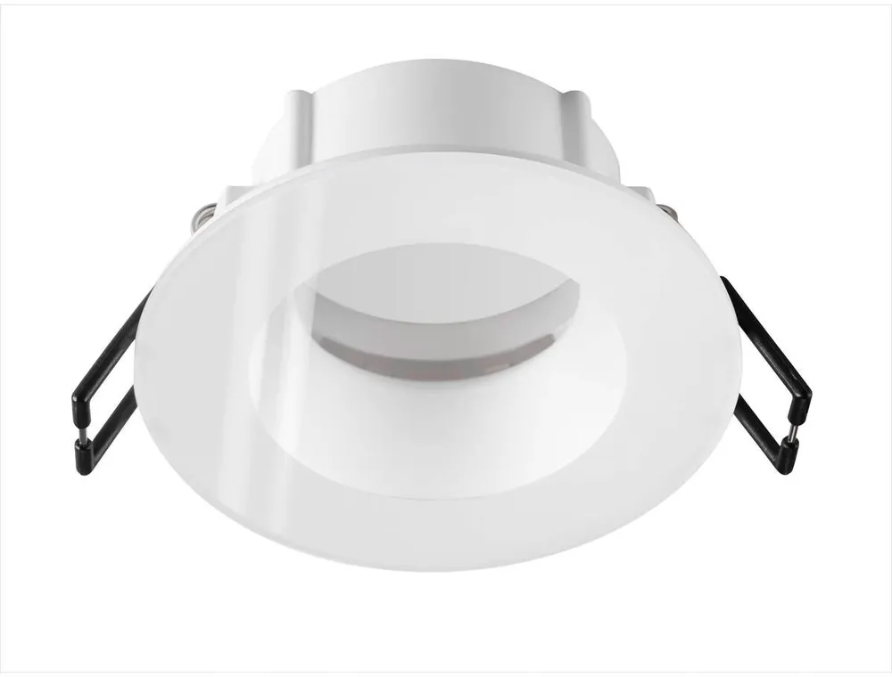 SLV NEW TRIA® 68, Deckeneinbauring, D: 8.3 H: 3.55 cm, IP 65, inkl. Glas, weiß Zertifiziert