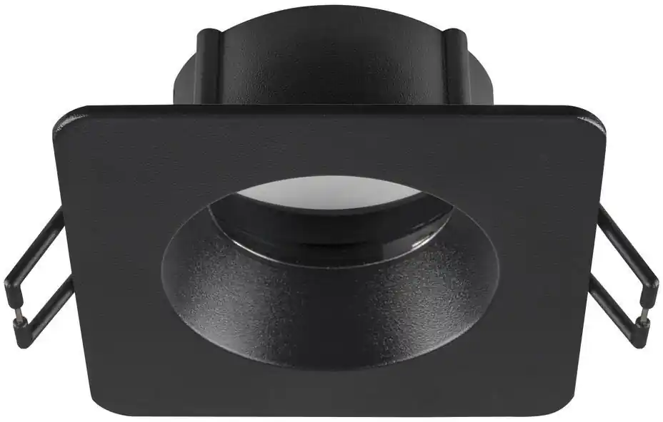 SLV NEW TRIA® 68, Deckeneinbauring, L: 8.2 B: 8.2 H: 3.4 cm, IP 65, schwarz Versand Am Gleichen Tag