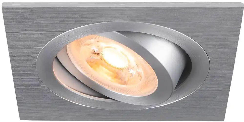 SLV NEW TRIA® 75, Deckeneinbauleuchte, quadratisch, max. 10W GU10, aluminium Top-Seller