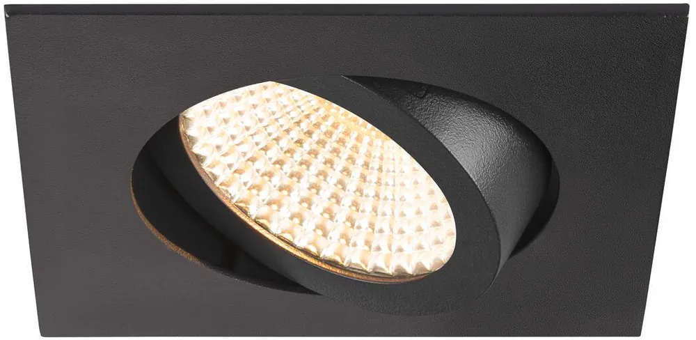 SLV NEW TRIA® 68, Deckeneinbauleuchte, 3000K, 60°, IP 20, quadratisch, schwarz Top-Preis